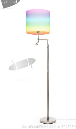 Image of Rainbow floor lamp, isolated