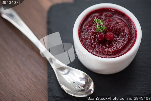Image of Refreshing cranberry sorbet