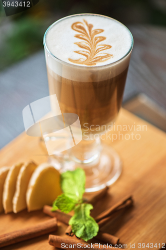 Image of coffee with ginger