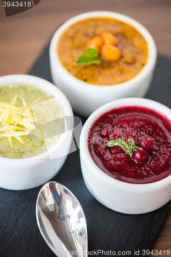 Image of Refreshing lemon cranberry seabuckthorn sorbet