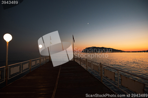 Image of Alanya in the evening