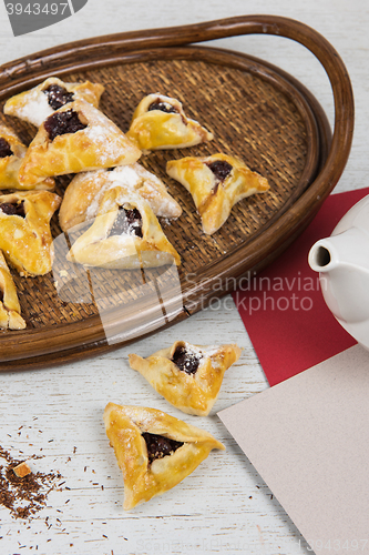 Image of Tea, buns with jam