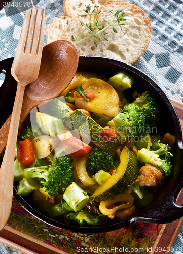 Image of Colorful Vegetables Ragout