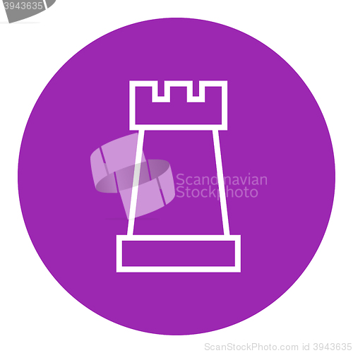 Image of Chess line icon.