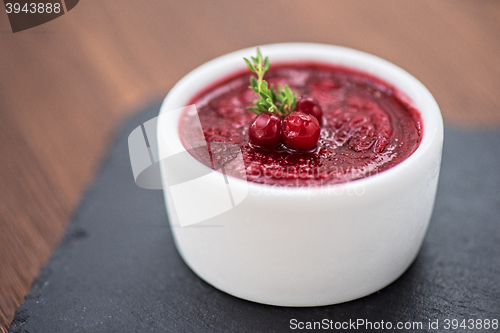 Image of Refreshing cranberry sorbet