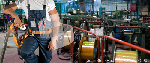 Image of Worker with instruments