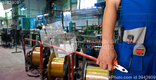 Image of Worker with instruments