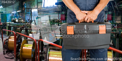 Image of Worker with instruments