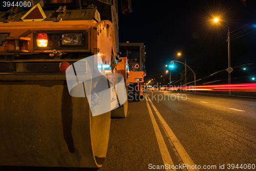 Image of repairing the road