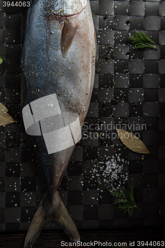 Image of raw tuna fish