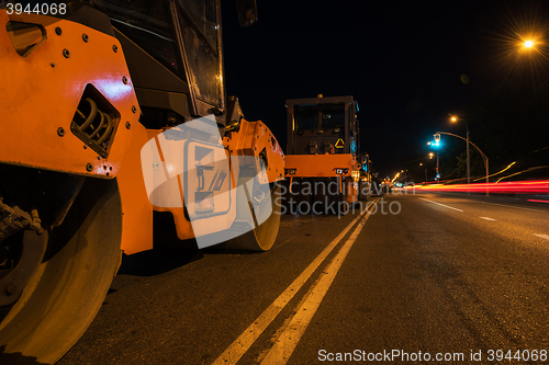 Image of repairing the road