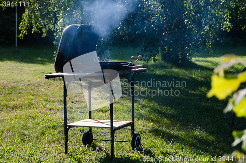 Image of Grilling in the garden