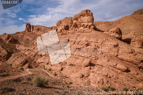 Image of Scenic landscape in Dades Gorges, Atlas Mountains, Morocco
