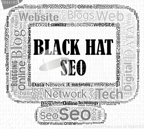 Image of Black Hat Seo Means Sem Web And Search