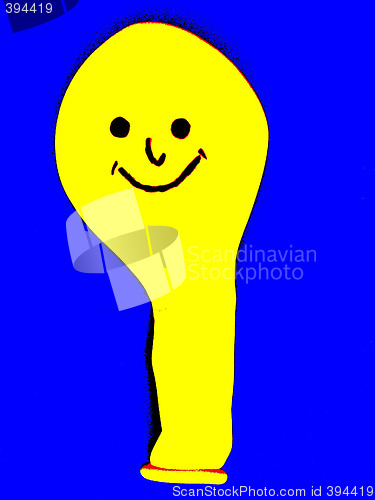 Image of yellow balloon