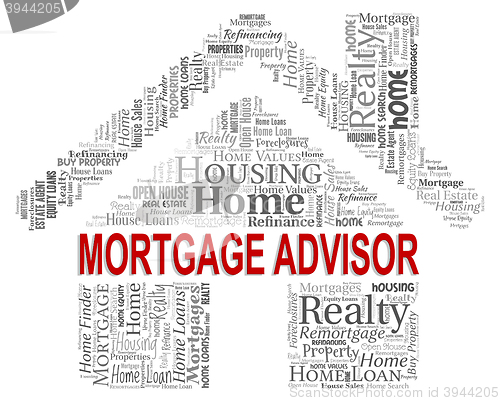 Image of Mortgage Advisor Means Real Estate And Advice