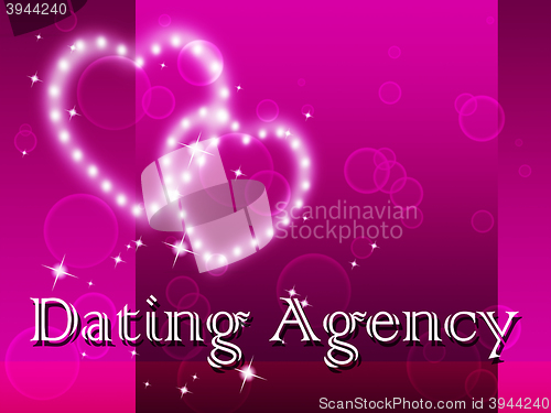 Image of Dating Agency Shows Partner Agencies And Romance