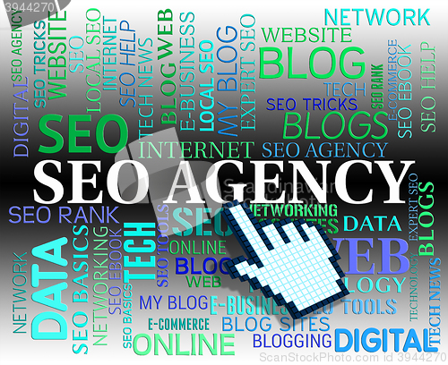 Image of Seo Agency Indicates Web Site And Agencies