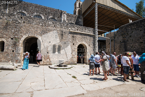 Image of inside St. Nicholas church in Demre, Turkey