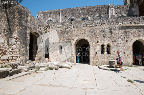 Image of inside St. Nicholas church in Demre, Turkey