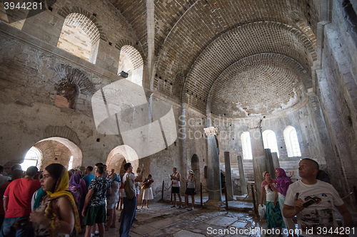 Image of inside St. Nicholas church in Demre, Turkey