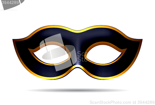 Image of Black carnival mask