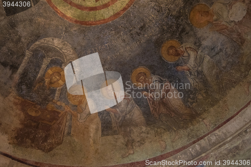 Image of Fresco in the Church of St. Nicholas in Demre, Turkey