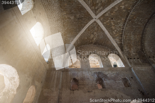 Image of inside St. Nicholas church in Demre, Turkey