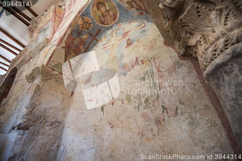 Image of Fresco in the Church of St. Nicholas in Demre, Turkey