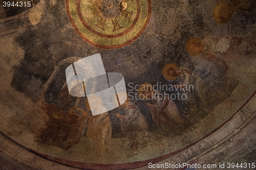 Image of Fresco in the Church of St. Nicholas in Demre, Turkey