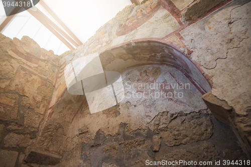 Image of Fresco in the Church of St. Nicholas in Demre, Turkey