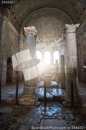 Image of inside St. Nicholas church in Demre, Turkey