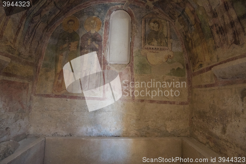 Image of inside St. Nicholas church in Demre, Turkey