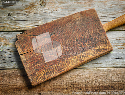 Image of old wooden cutting board