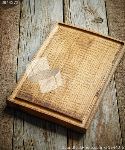 Image of old wooden cutting board