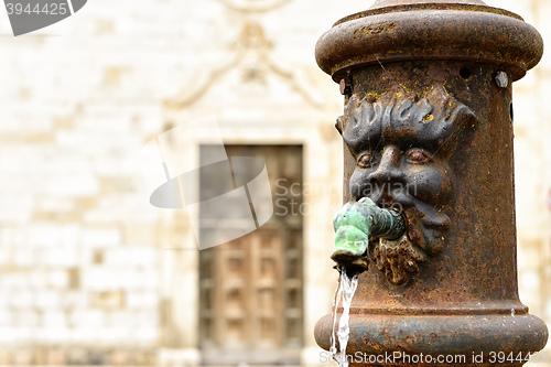 Image of Fountain in Norcia, Italy