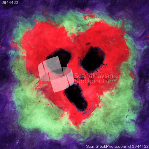 Image of Screaming heart