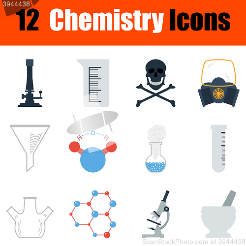 Image of Chemistry icon set