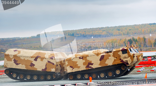 Image of Tracked carrier DT-30P1 in action. Russia