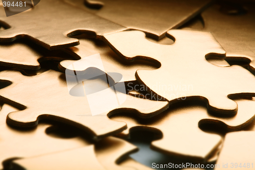 Image of golden jigsaw