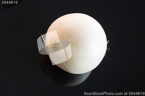 Image of Three whole fresh raw white onions