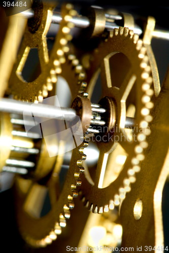 Image of old clock mechanism