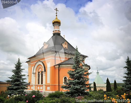 Image of An Orthodox Church on a picturesque hill.