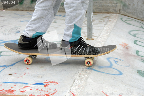 Image of skateboard ramp at park