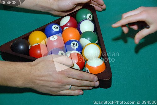 Image of billards table