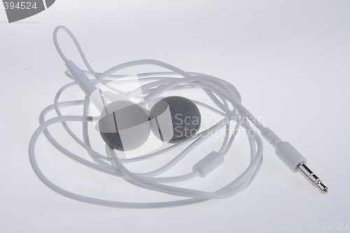 Image of earphones for mp3-player