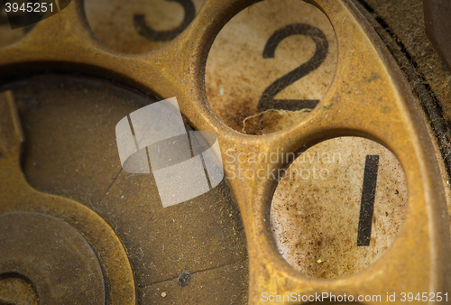 Image of Close up of Vintage phone dial - 1