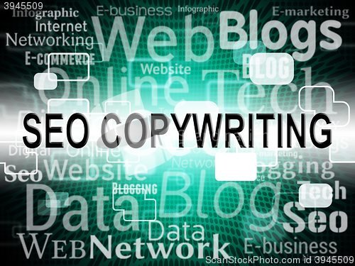 Image of Seo Copywriting Represents Search Engines And Advert