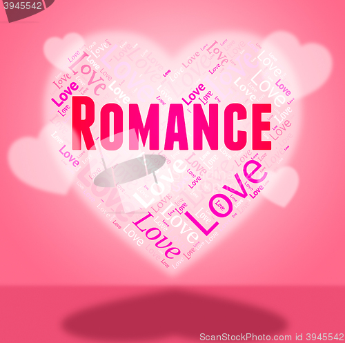 Image of Romance Heart Indicates In Love And Affection