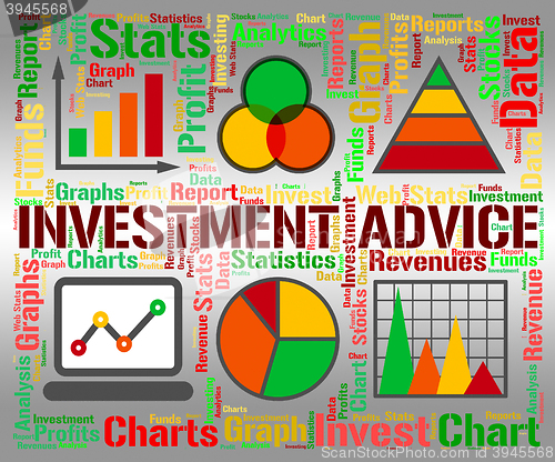 Image of Investment Advice Means Invested Information And Portfolio